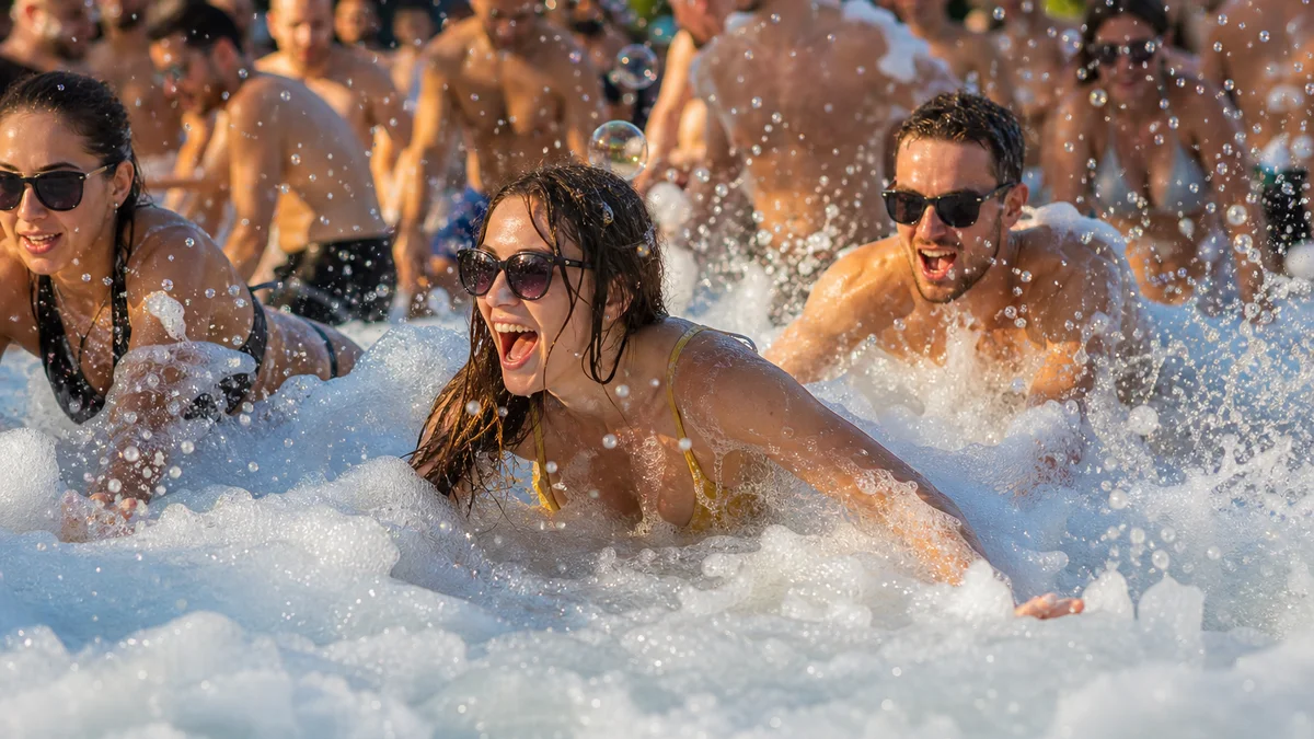 Toros piscine mousse
