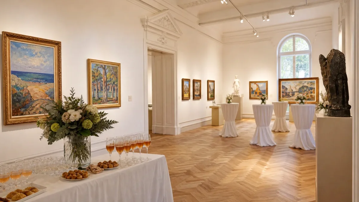 Vernissage de l'expo Gauguin à l'Espace Molière