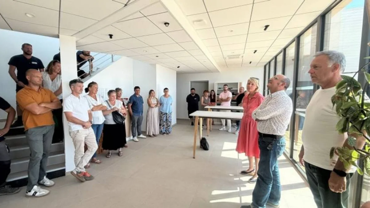Bessan - Les services de l'eau et des infrastructures de l'agglo s'installent à Héliopôle #bessan
