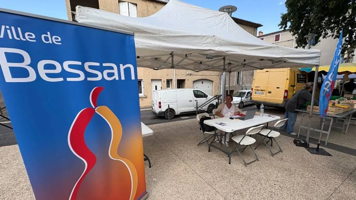 Bessan - Prochaine permanence emploi sur le marché le 21 juillet, place de la Fontaine #bessan