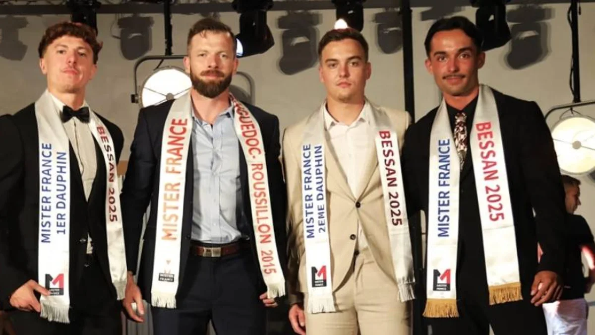 Bessan - Élection départementale de Mister France avec le comité des fêtes sur la Promenade #bessan
