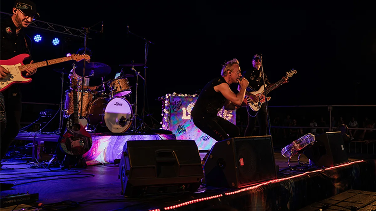 Cap d'Agde - Le Mail de Rochelongue envoûté par les tubes de Coldplay #capdagde