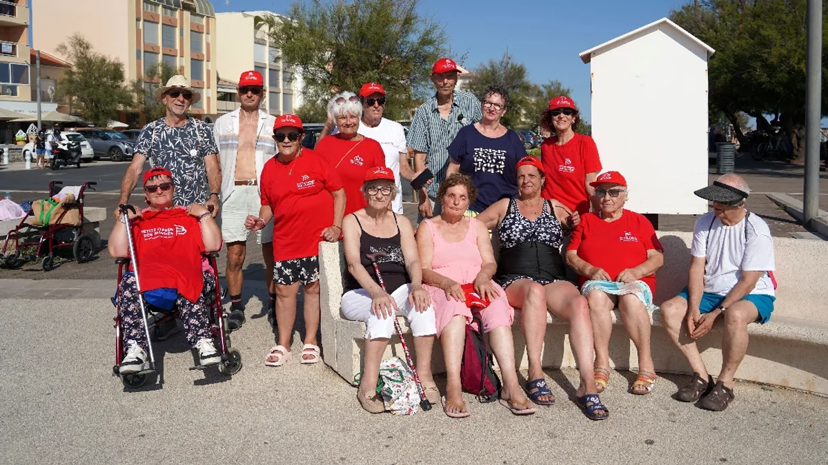 Grau d'Agde - Une parenthèse de bonheur pour les aînés isolés avec les Petits Frères des Pauvres #graudagde