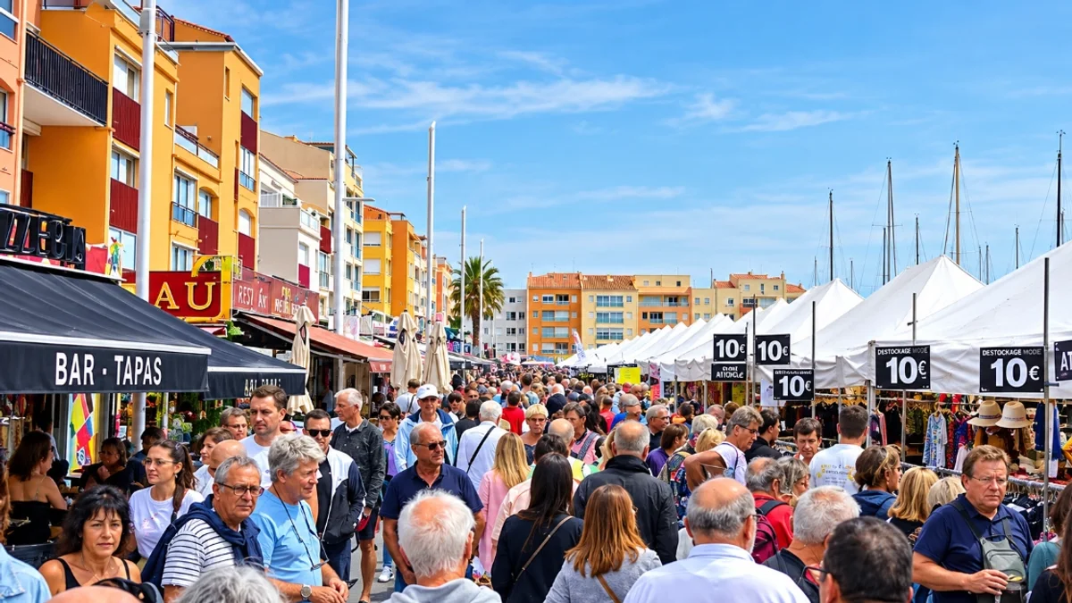 Cap d'Agde - La Grande Braderie du Cap d'Agde : deux jours pour faire le plein de bonnes affaires ! #capdagde