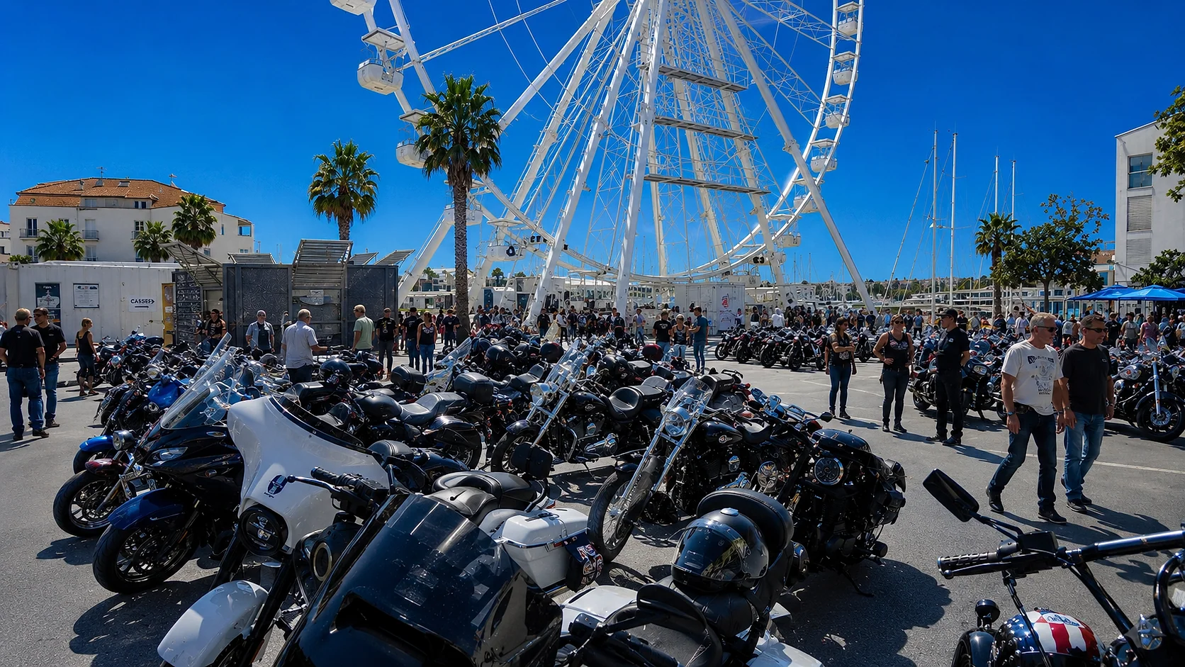 La Brescoudos Bike Week fait étape au Grau d'Agde — Grau d'Agde, Cap d'Agde, Agde