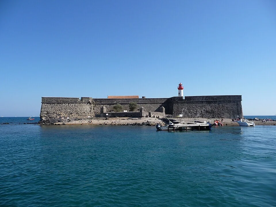 Embrasement du Fort Brescou — Cap d'Agde, Cap d'Agde, Agde